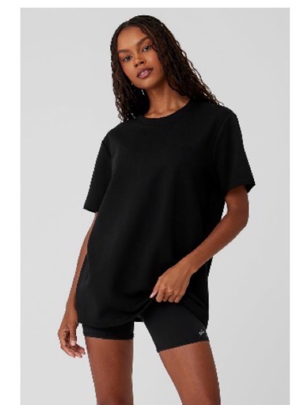 Alo Yoga Chill Short Sleeve - Black